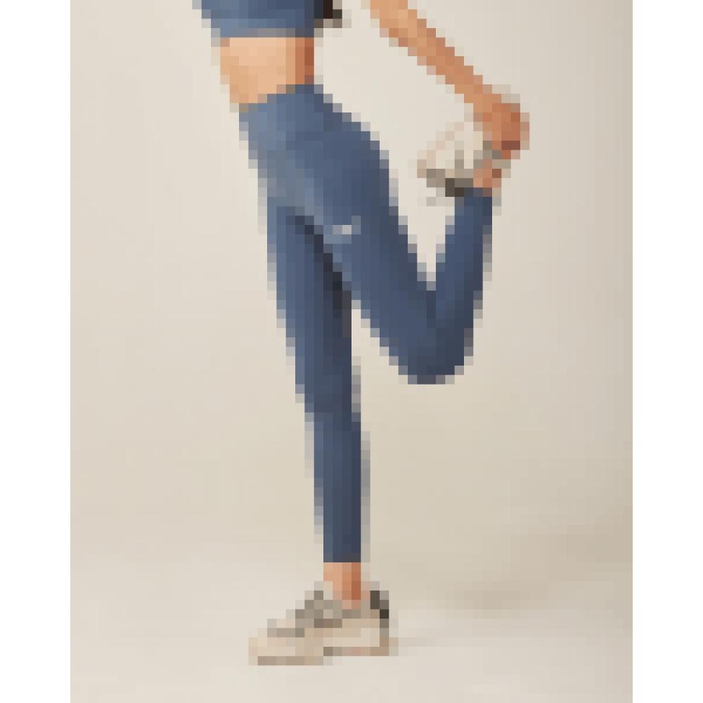 

Узкие хлопковые леггинсы NERDY NERDY FIT синего цвета
