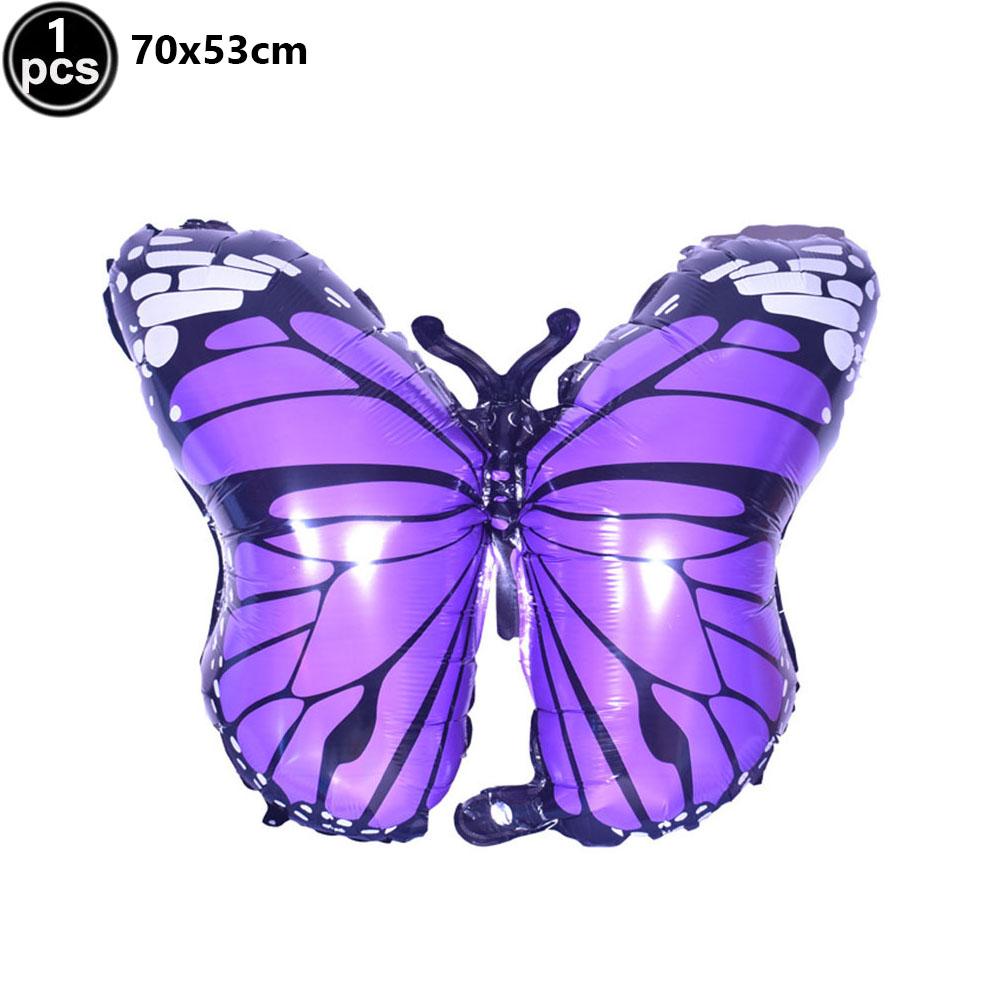 Large Butterfly Foil Balloons Blue Green Purple Birthday Party Wedding Decorations Baby Shower Globos Kids Toys