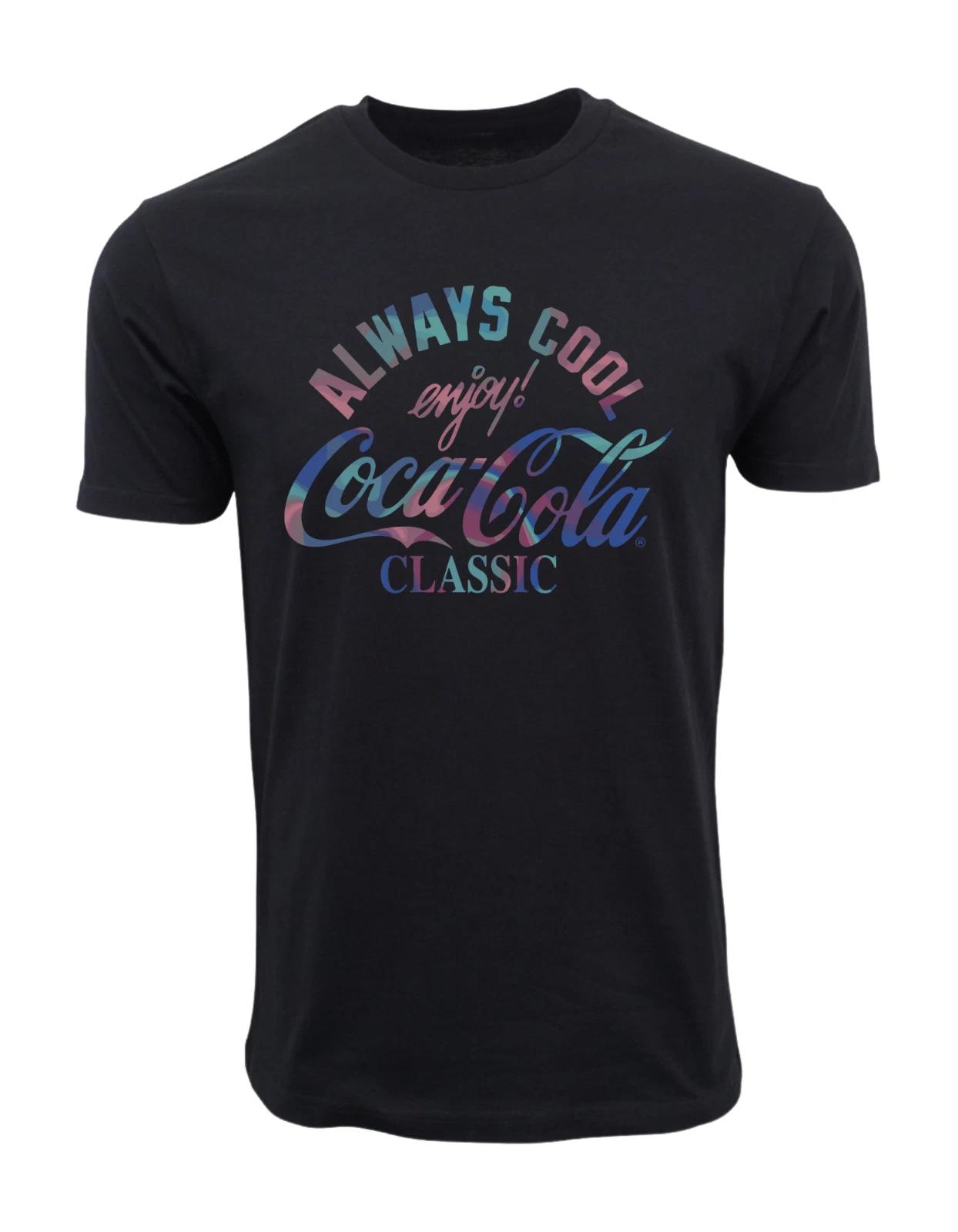 Unisex Adult Classic Graphic COKE ALWAYS COOL ENJOY COCA COLA CLASS... L