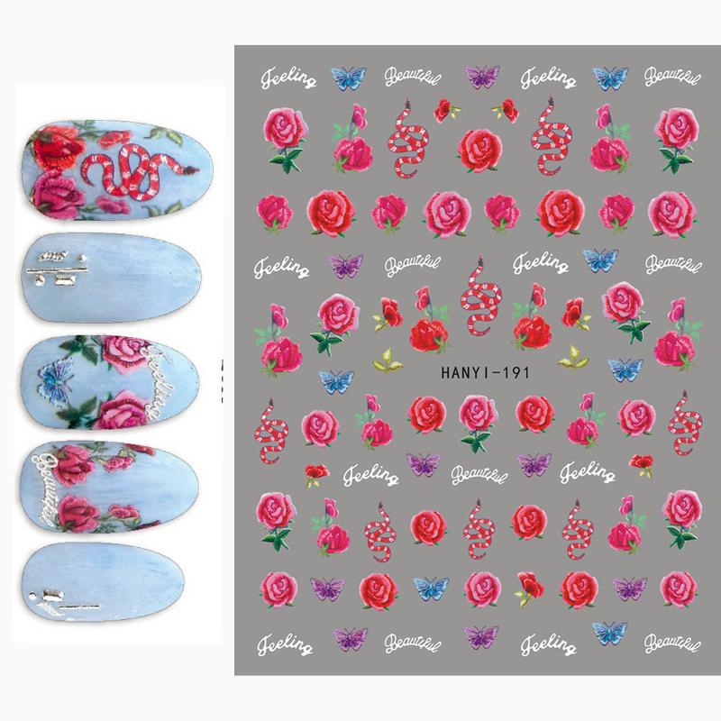 Zurück Kleber Aufkleber 3D Nagel Aufkleber Schwarz Weiß Geometrische Zeichnungen Designs Nagel Aufkleber Dekoration Für Nail Art Schönheit