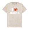 TV Series Reacher 2026 Unisex Short Sleeve T‑Shirt I Love Maine Lobster Graphic Print Tees Casual O‑Neck Loose Tops Men Women