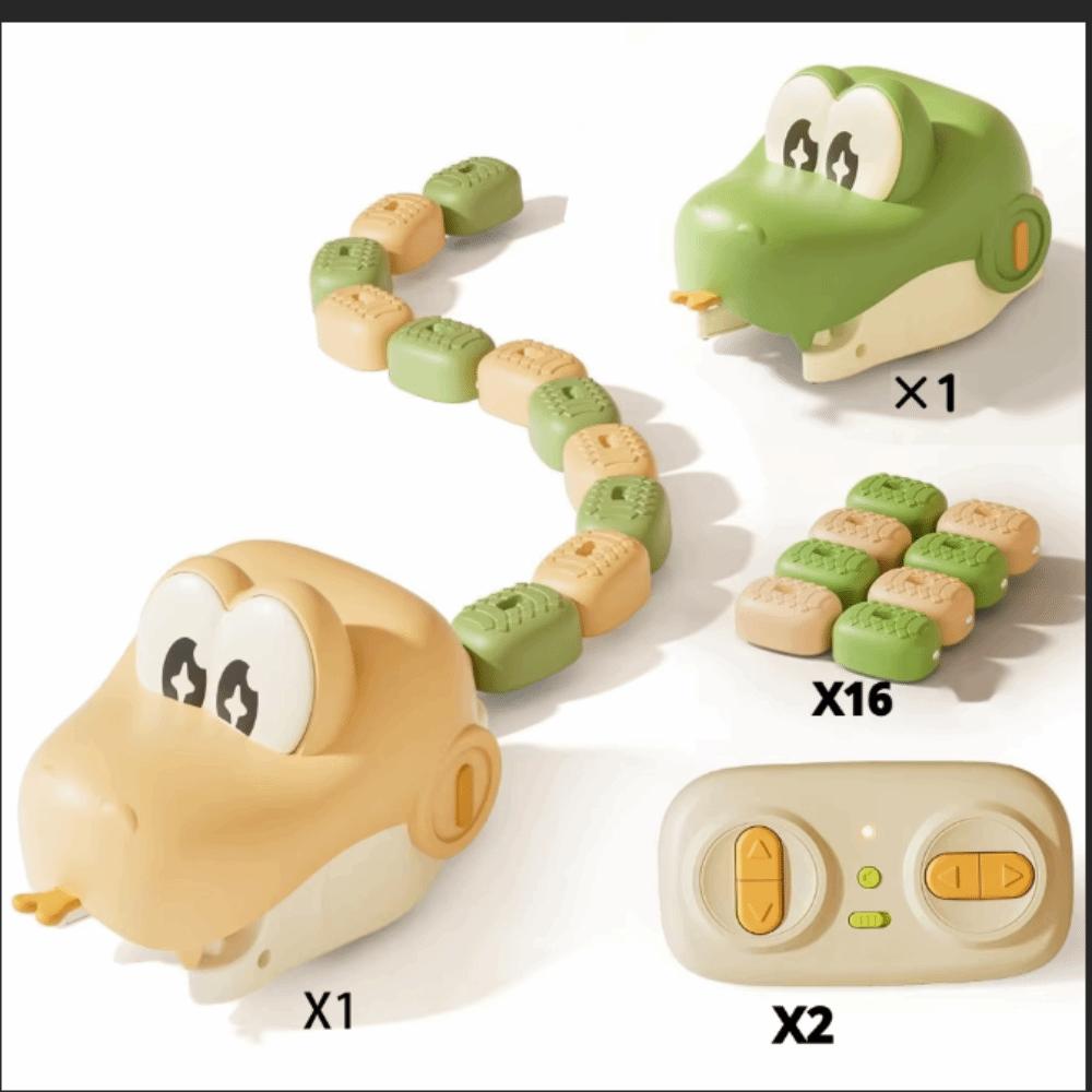 Sound and Light Magnetic Snake Game Toy Remote Control Competitive Snake Game Indoor Family Games