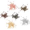 100x Snowflake Flower Spacer Beads Charms Jewelry DIY Crafts 4mm