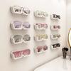 Wall-Mounted Glasses Storage Box Fine Workmanship with Strong and Durable Material Suitable for Variety of Wall Materials