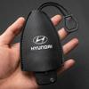1Pcs Car Key Protection Shell Bag Car Key Case Cover Car Keychain For Hyundai Logo IX35 Bayon Kona I30 ElantraSolaris Palisade