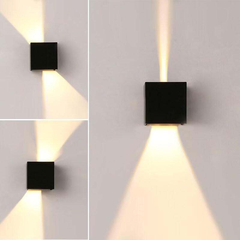 Nufeng BD80 LED-Wandleuchte für den Außenbereich, quadratisch