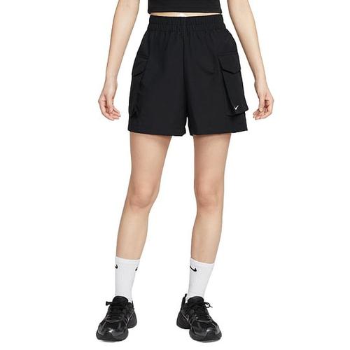 Nike Sportswear Essentials Series Cargo Shorts Women's Black White HM6983-010