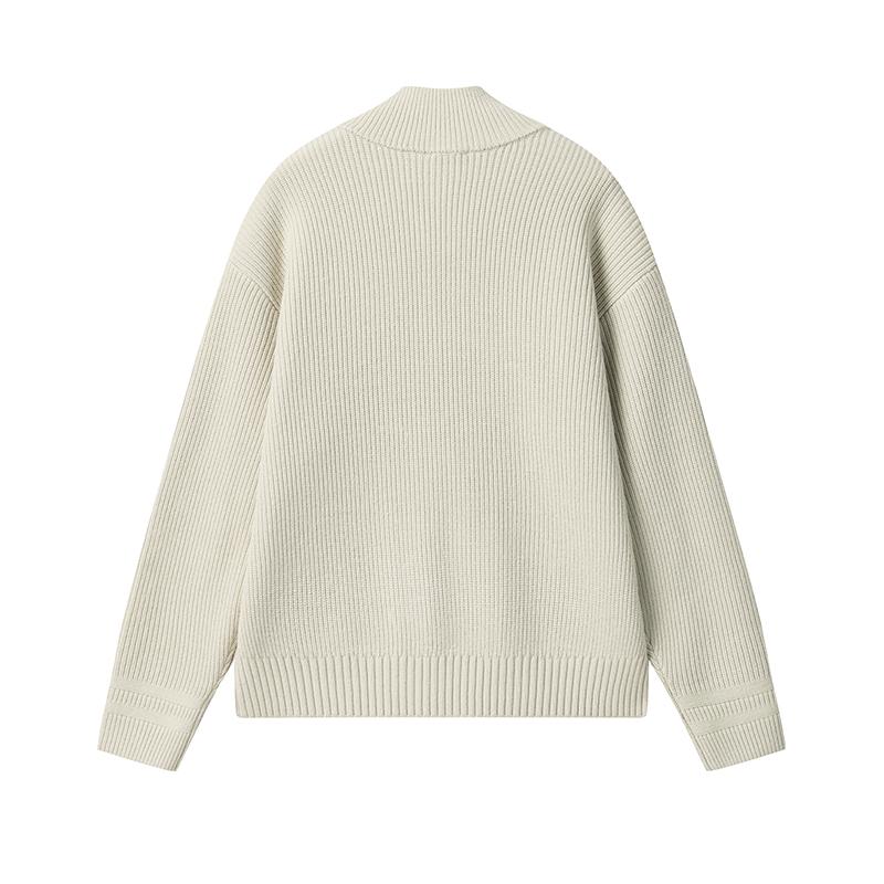 FILA Original Casual Fashion Sports Versatile Soft Comfortable Loose Knit Sweater Unisex sweater F51U549405FBG