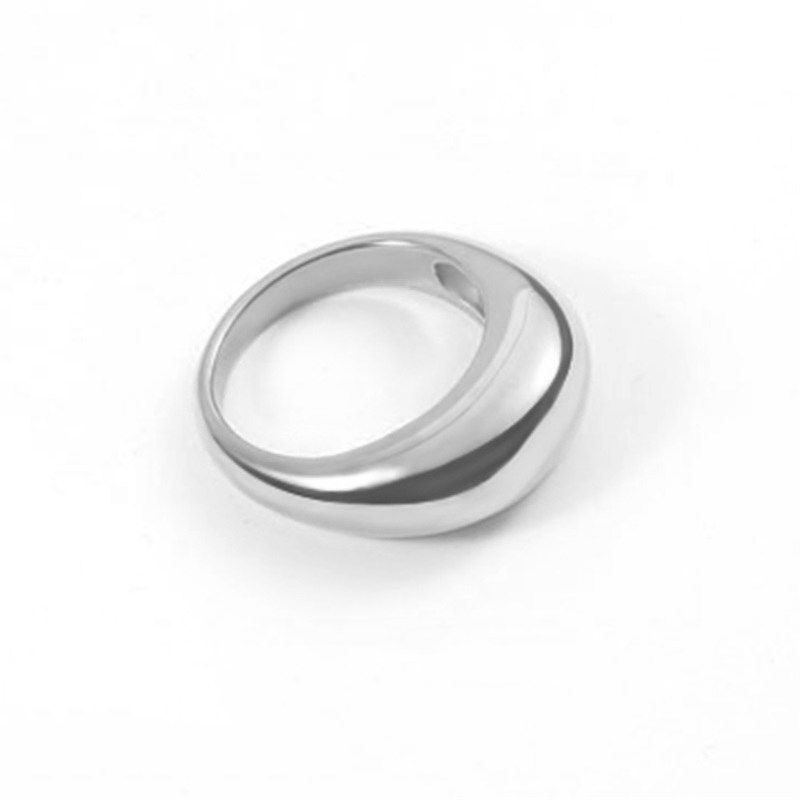 

Emanco Fashion Stylish Women s Bracelet Titanium Steel Ring Steel Color Us5-49Mm