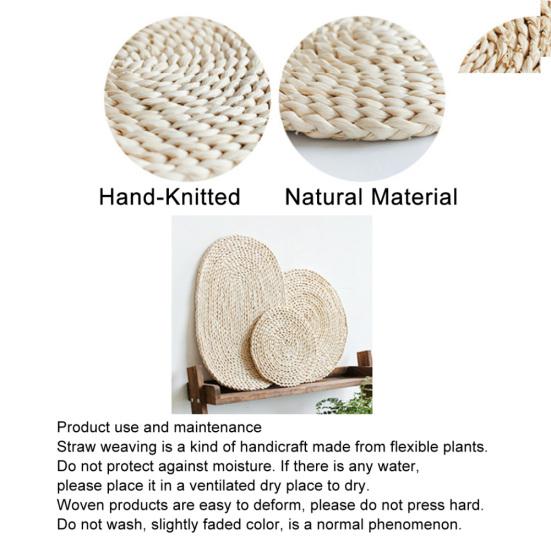 Corn Bran Woven Heat Dining Table Mat Pot Insulation Holder Coasters Placemat