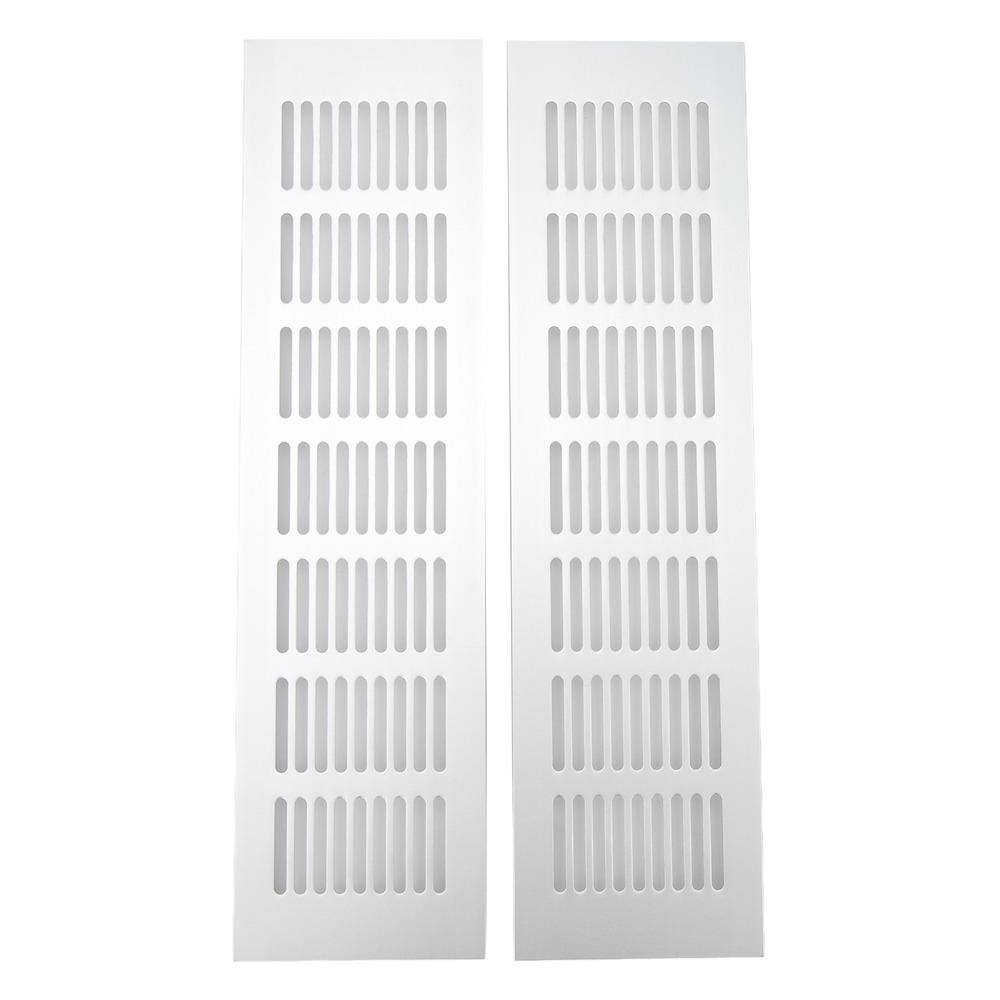 2 Pcs Set Aluminium Alloy Ventilation Grille Multiple Sizes Vent Plate  Closet Ventilation