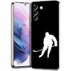Ice Hockey Rink Phone Case For Samsung Galaxy S24 Ultra S23 FE S22 S20 S21 5G S10 S9 Plus S10E S8 Soft Silicone Clear Cover