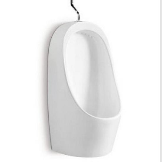 Men's Wall-Mounted Ceramic Urinal with Automatic Sensor for Schools and Public Places