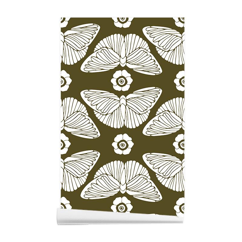 Creative Butterfly Pattern Peel and Stick Wallpaper Self Adhesive Contact Paper Removable Waterproof Wallpaper For Furniture Renovation
