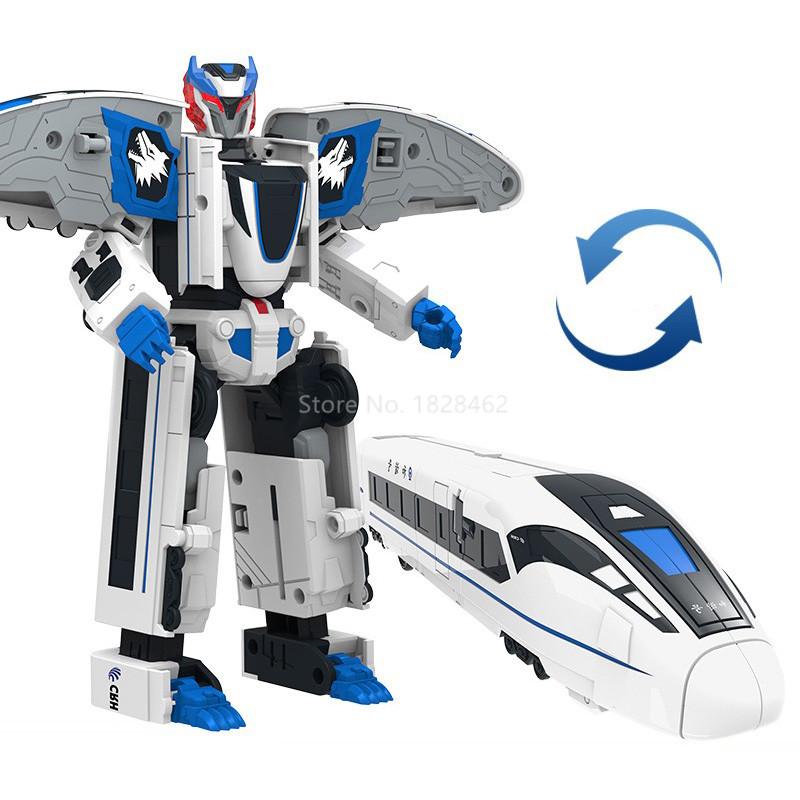 Classics China High-Speed Railway Super Train Robot Transformation Toy Deformation Car  Action Figure CHSR Toy for Kids Toys