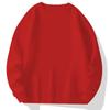 Loose Fit Women's Pullover Sweatshirt, Comfortable Plain Fabric, Ideal for Weekend Outings