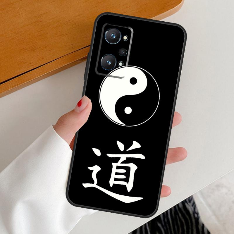 Eight Diagrams Taiji Yin Yang For Realme C53 C51 C55 C67 C30 C31 C33 C35 C21Y C25s GT5 9 10 11 12 Pro Plus GT Neo 6 Case