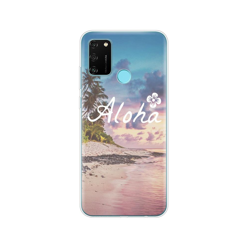 Hülle für HONOR 9A Hülle 6,3 Zoll; Weiche TPU-Silikon-Handyhülle für Huawei Honor 9A 9 A MOA-LX9N Rückseitenschutz Coque Funda Hülle