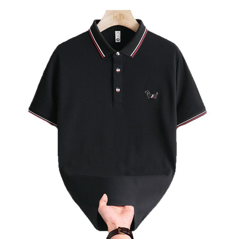 Men's Business Short Sleeve Polo Shirt Summer Fashion Casual Trendy Versatile T-Shirt