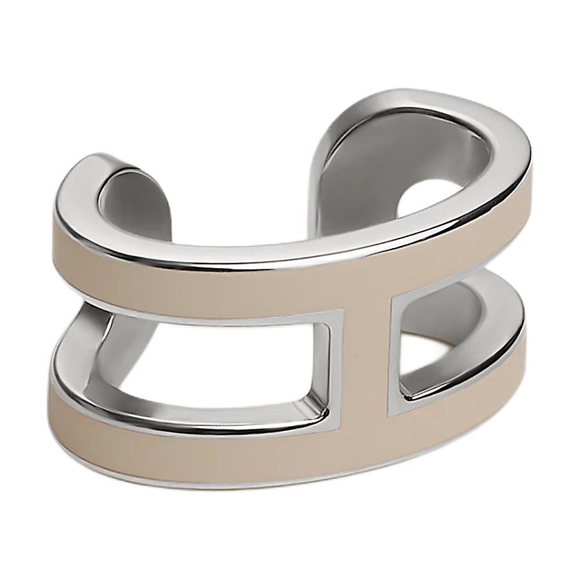 

Hermes Pop H Series H Letter Shaped Design Ear Clips Women Accessories Chestnut-Brown Silver H100094FP55 Box+Shopping Bag