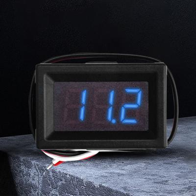 0.36 Inch Digital Voltmeter 3-Digit DC 0-100V Voltage Measurement Tool LCD Display Small Voltage Gauge Motor Vehicle Tools