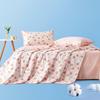 Mercury Home Textiles Star Cream Peach Printed Summer Comforter