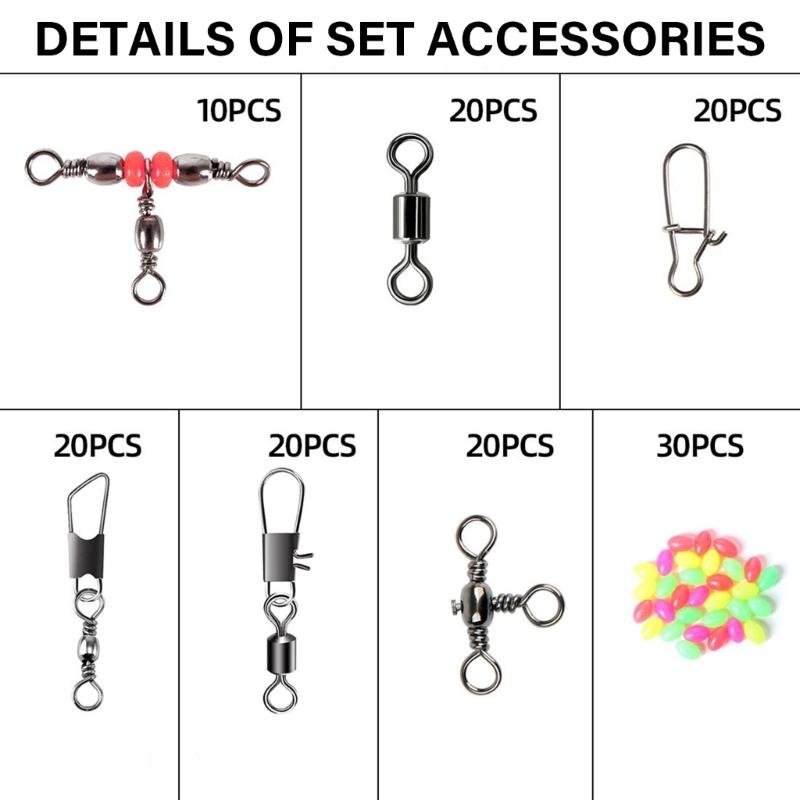 140 Stück Angelschnurverbinder Tackle Snap Wirbel Schieber Lagerwirbel Angelwirbel für Forellenangeln
