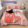 Custom Textile Pooh Rabbit Bedding 3 Piece Set HD Print Duvet Cover Pillowcases for Teens Adult Bedroom Decoration