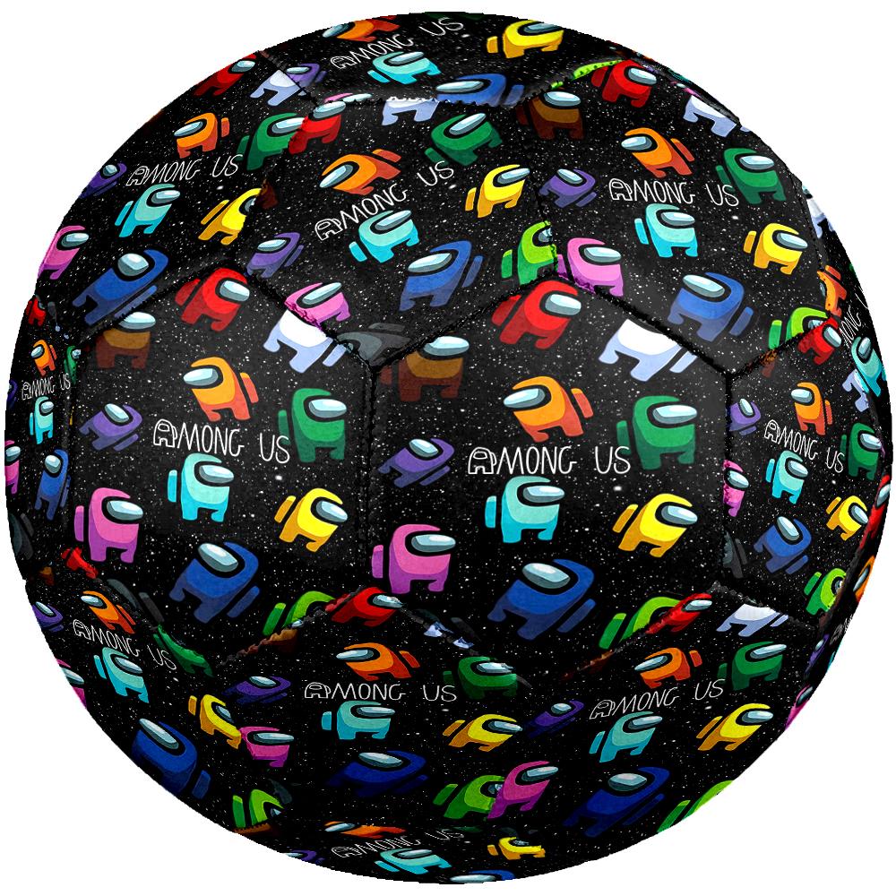 1pc Among Us Game Football Soccer Ball Size 5 Indoor Soccer Ball Fashion Colorful Backyard Game -Great For Sports Fans Gift