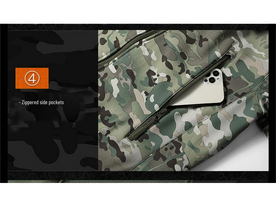 Męska taktyczna kurtka softshellowa wiatrówka American Tactical - Wodoodporna, wiatroszczelna, wszechstronna