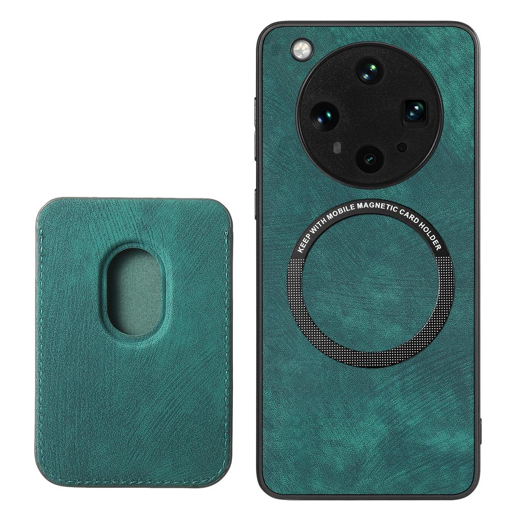 For Oppo Find X8 Ultra 5G Magnetic Case Leather Back Cover with Detachable Card Holder