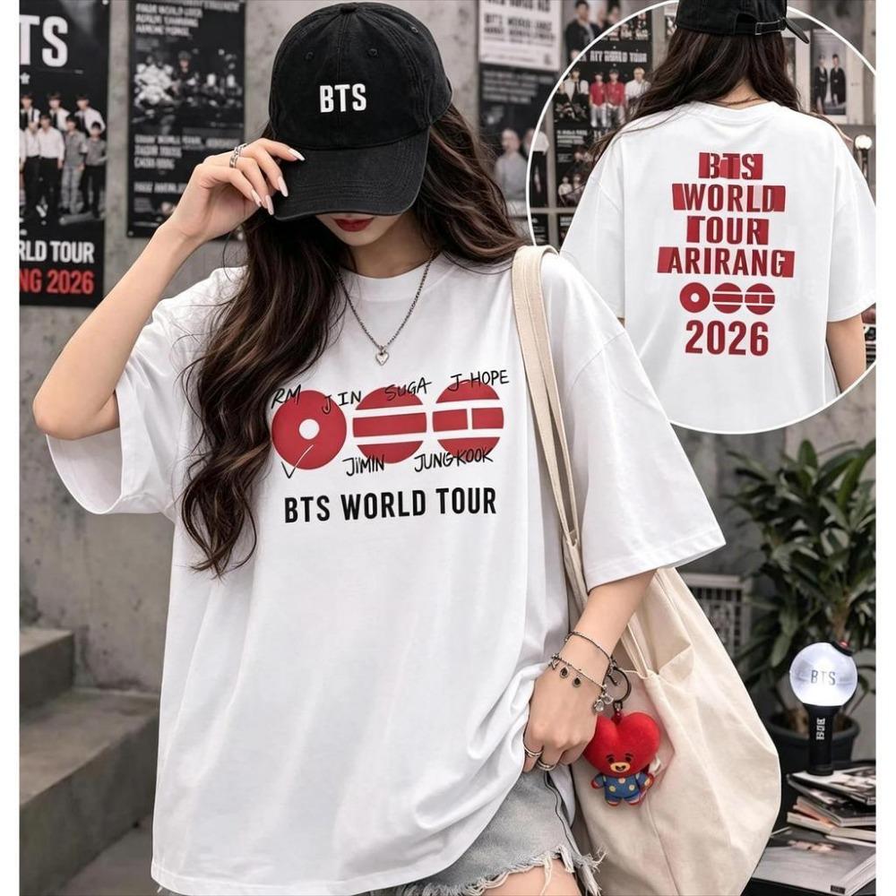 BTS Arirang World Tour Pattern Shirt 2XS