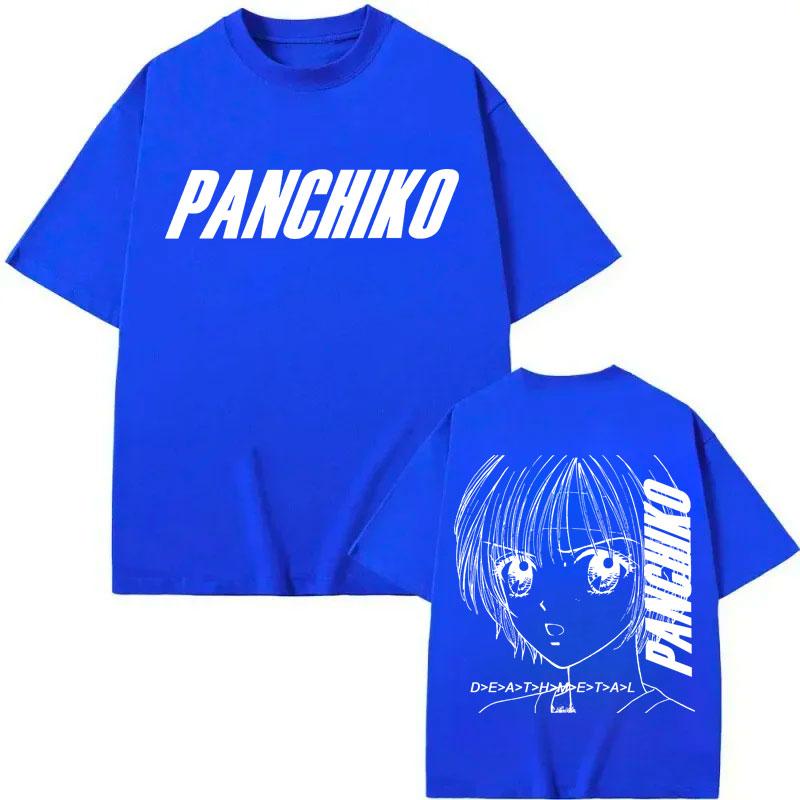 Limitované album Panchiko DEATHMETAL Merch Módní rockové tričko s krátkým rukávem Vysoce kvalitní bavlna Nadměrné tričko Unisex