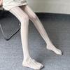 Sexy Striped Floret Fishnet Pantyhose For Female Women'S Red Brown Lace Tights Gothic Elastic Hollow Out Mesh Leggings Pants