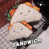 New Fun Sandwich Foodie Plush Toy Simulation Burger Doll Food Baby Soothing Doll
