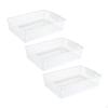 3 Pack Nursery Storage Bins, Versatile Cosmetic Baskets for Kitchen and Dining Areas