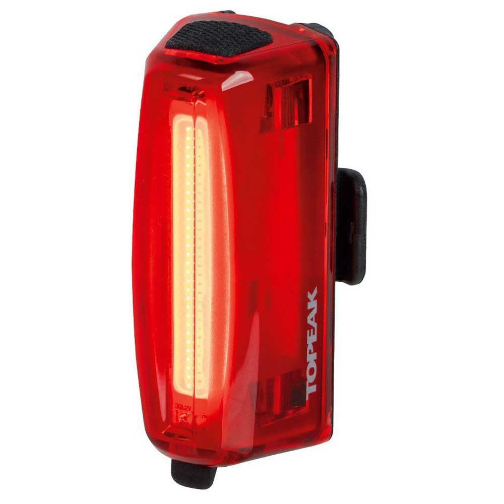 

Topeak Redlite 80 Rear Cycle IPX6 USB Rechargeable 80 Lumens and 5 Lighting Modes Red Tail Light.