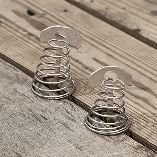 Pružinová přezka stanu Nerezová Korozi Odolná Protiskluzová konstrukce Snadná montáž Camping Stake Větruodolný Stahovač lan stanu