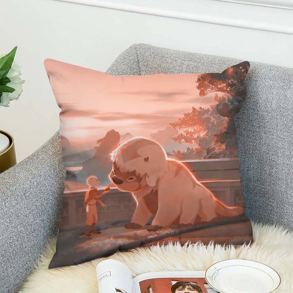 Federa per Cuscino Avatar The Last Airbender Decorazione Divano Casa Stampa Double-sided Peluche Quadrato Cuscino da Lancio Copricuscino