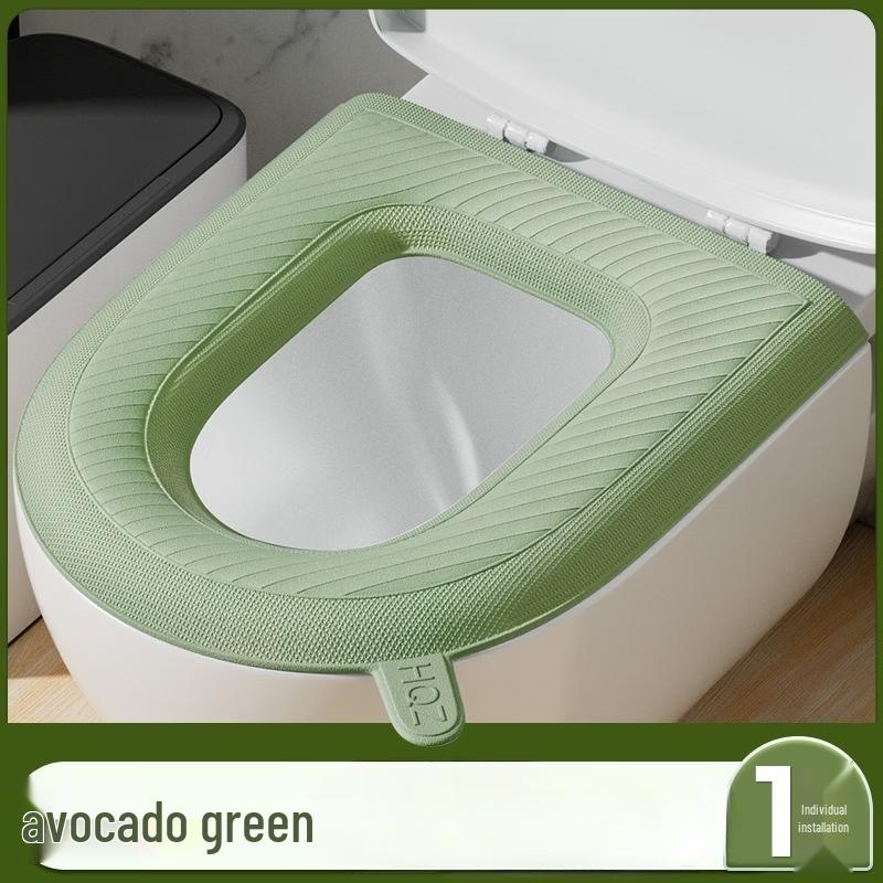 Pulian Washable Silicone Toilet Seat Cover