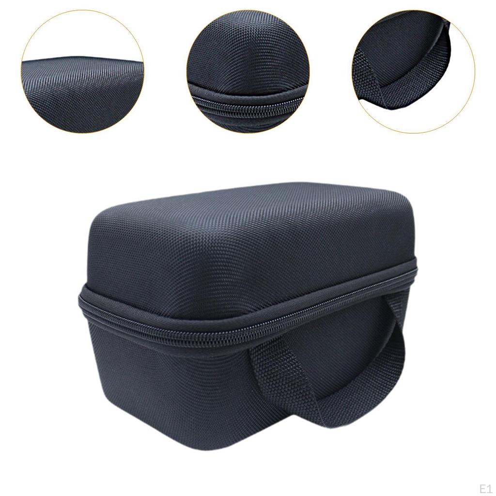 Projector Travel Bag Hard EVA Shell Multifunctional Shock Absorbing Interior Portable Storage Pouch