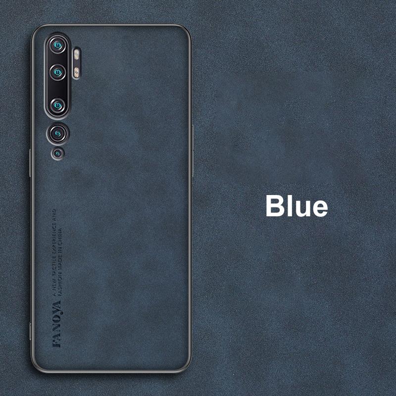 

Роскошный чехол из искусственной кожи для Xiaomi Mi Note 10 Pro 10Pro, матовый силиконовый защитный чехол для телефона Xiaomi Mi CC9 Pro Coque For Xiaomi Mi 10 Pro синий