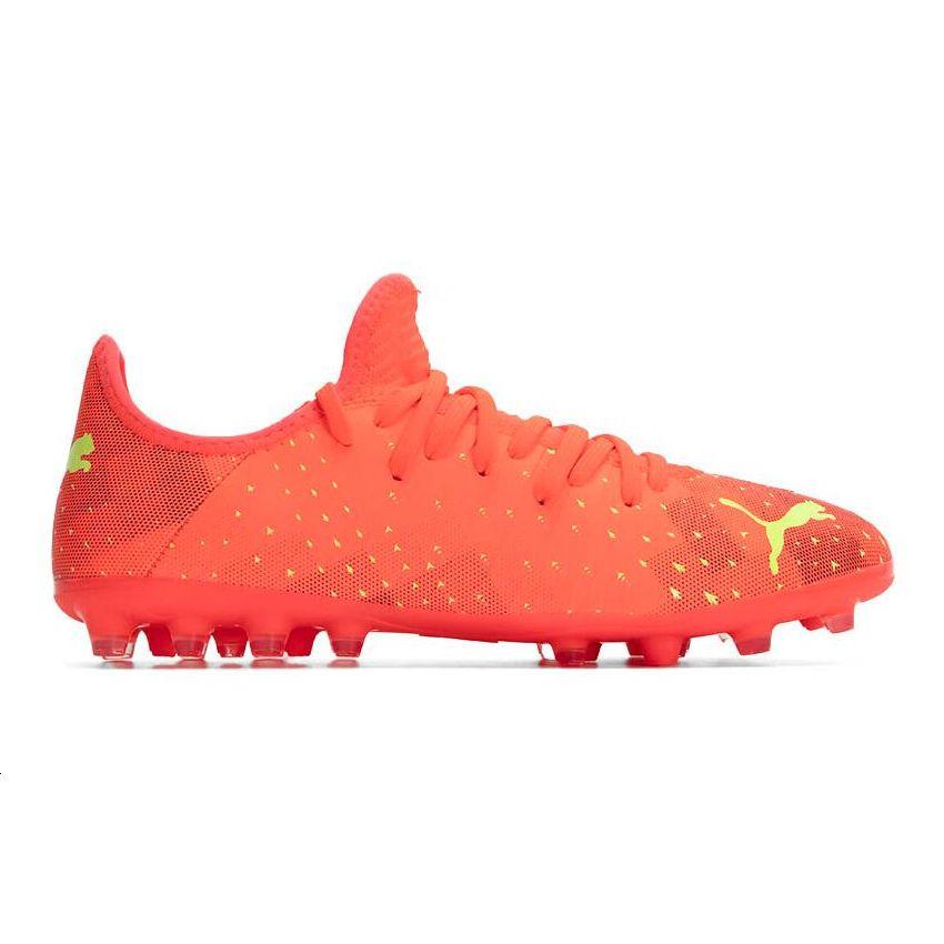 Puma Ultra Play 4.4 Mg Artificial Turf Low Top Kids Soccer Shoes Kids Soccer Shoes Red 107016-03