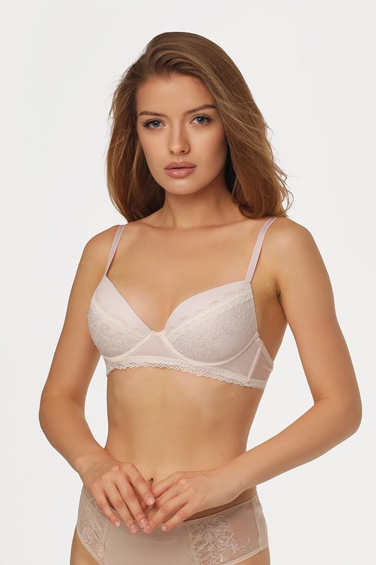 

Бюстгальтер push-up Sambario (93436) 75D рожевий