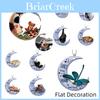 Moon Flat Frog Acrylic Hanging Interior Pendant Animals Bag Ornaments Home Decor