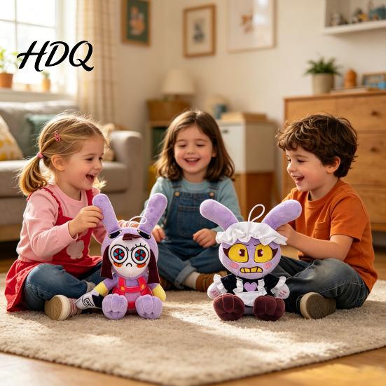 Cartoon Plush Doll Circus Animal Toy Soft Stuffed Clown for Kids Kids Toy Cute Character Plushie Gift Game Lovers Adults Washable