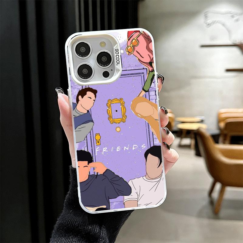 Friends Tv Show Theme Soft Phone Case for iPhone 15 16 17 Pro Max 17Air 16E 14 Plus 13 12 Mini Shockproof Cover Back Shell