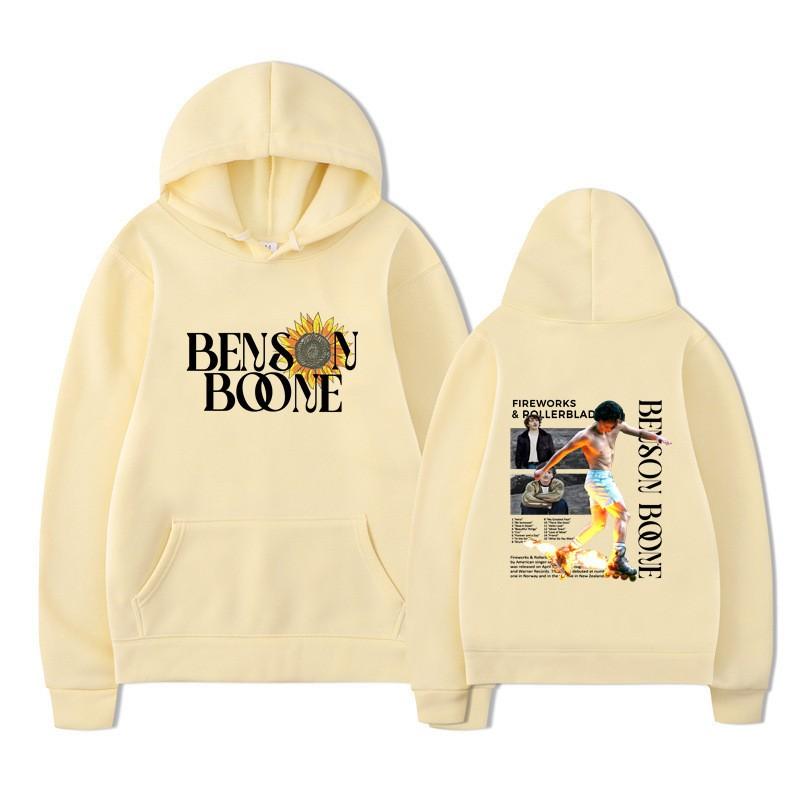 Außenhandel heißer Hoodie Harajuku humorvolles Benson Boone Sweatshirt langärmliger Herren- und Damen-Pullover modisch