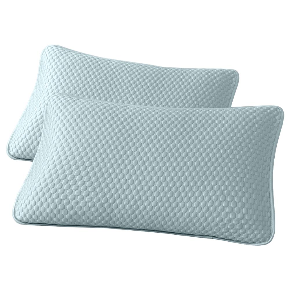 2PCS Cooling Pillowcase Washable Ice Bean Bean Pillowcase Breathable Soft Cool Pillowcase for Hot Sleepers