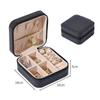 Portable Travel Jewelry Box Jewelry Organizer Display Jewelry Case Leather Earring Ring Necklace Storage Box